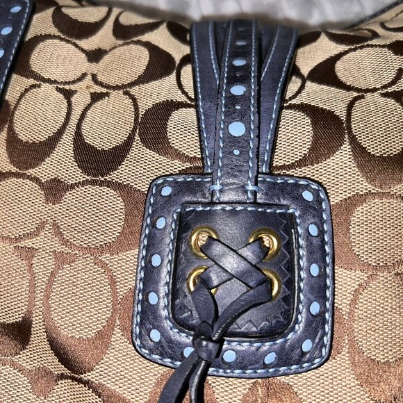 Coach Vintage Perforated Duffel Handbag - Limited Edition! - Picture 3 of 16